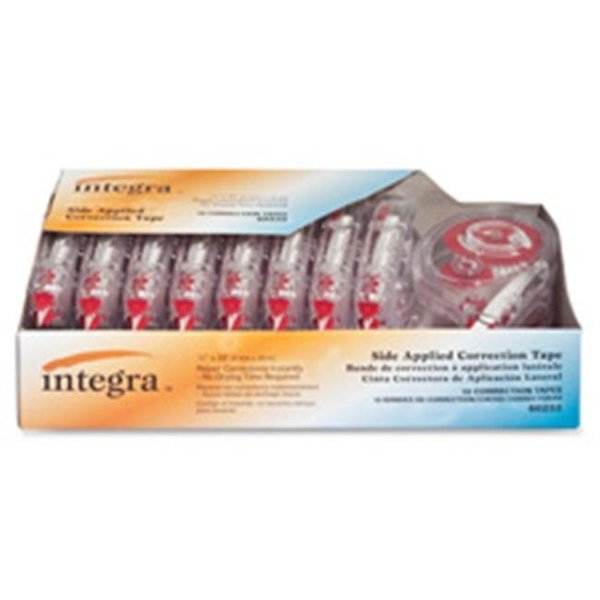 Integral Integra ITA60233 Correction Tape; Side Apply; .2 in. x 394 in.;10-PK;Smoke Dispenser ITA60233